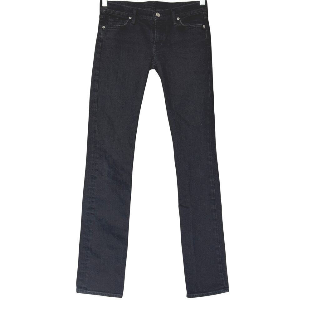 Citizens of Humanity Women’s Jeans Size 28 Black Slim Straight Stretch Denim